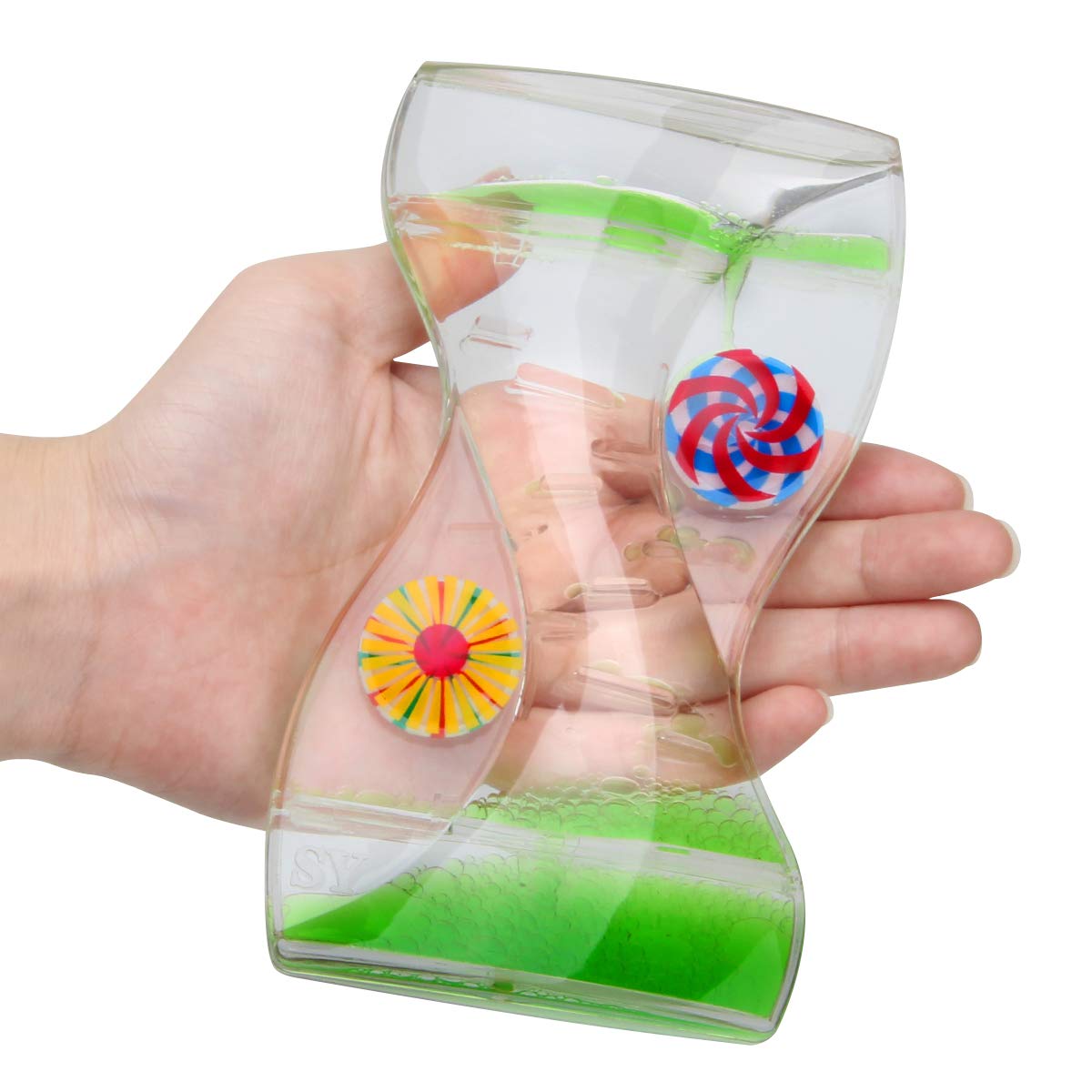 Coitak Liquid Motion Bubbler Timer – 3-Pack Colorful Sensory Desk Toy