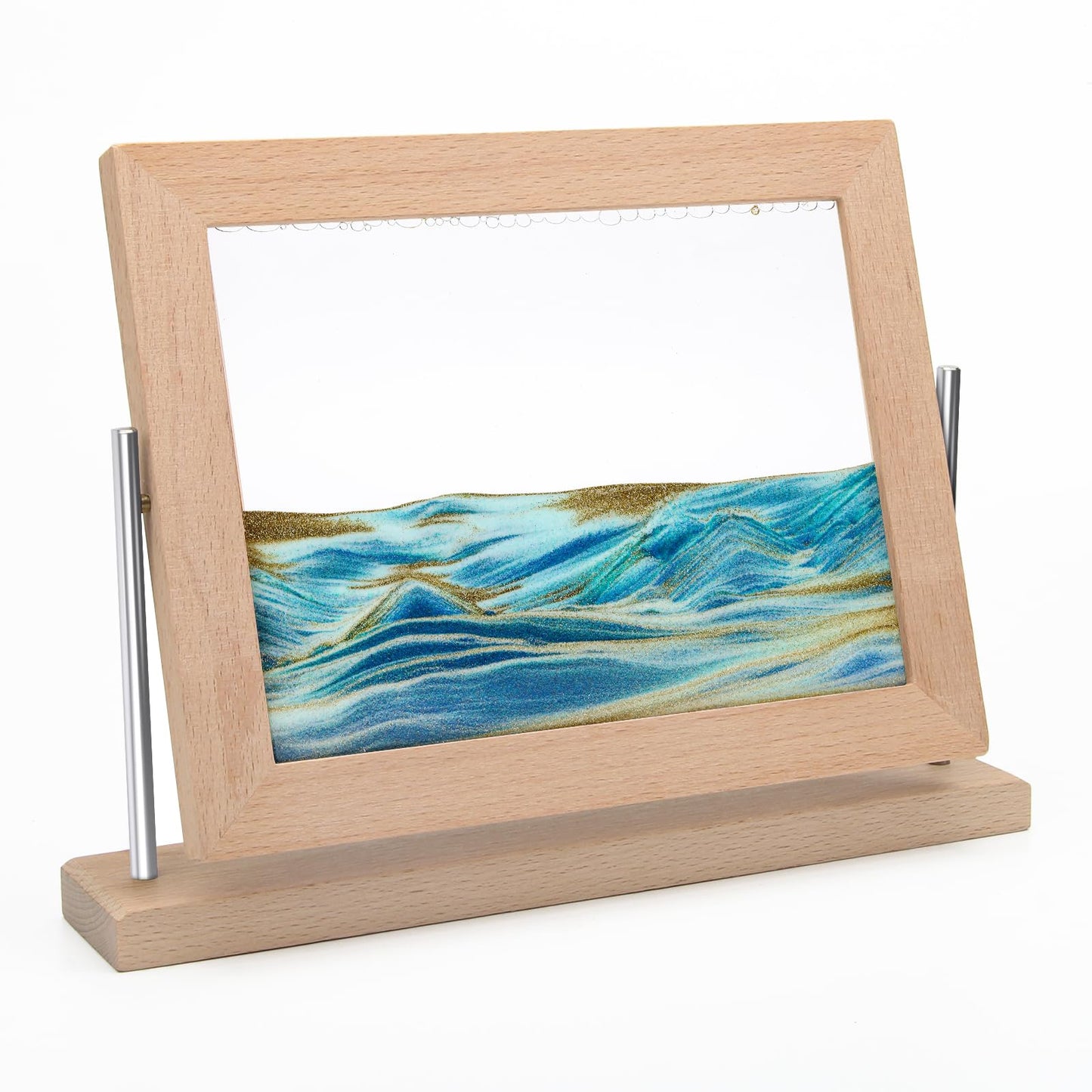 Coitak Moving Sand Art Picture – Dynamic Desktop Sand Art for Home & Office