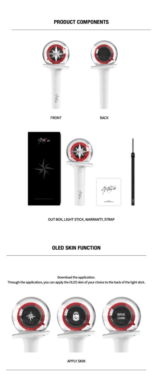 Stray Kids Official Light Stick Ver.2 by Cokodive – Authentic Concert Accessory