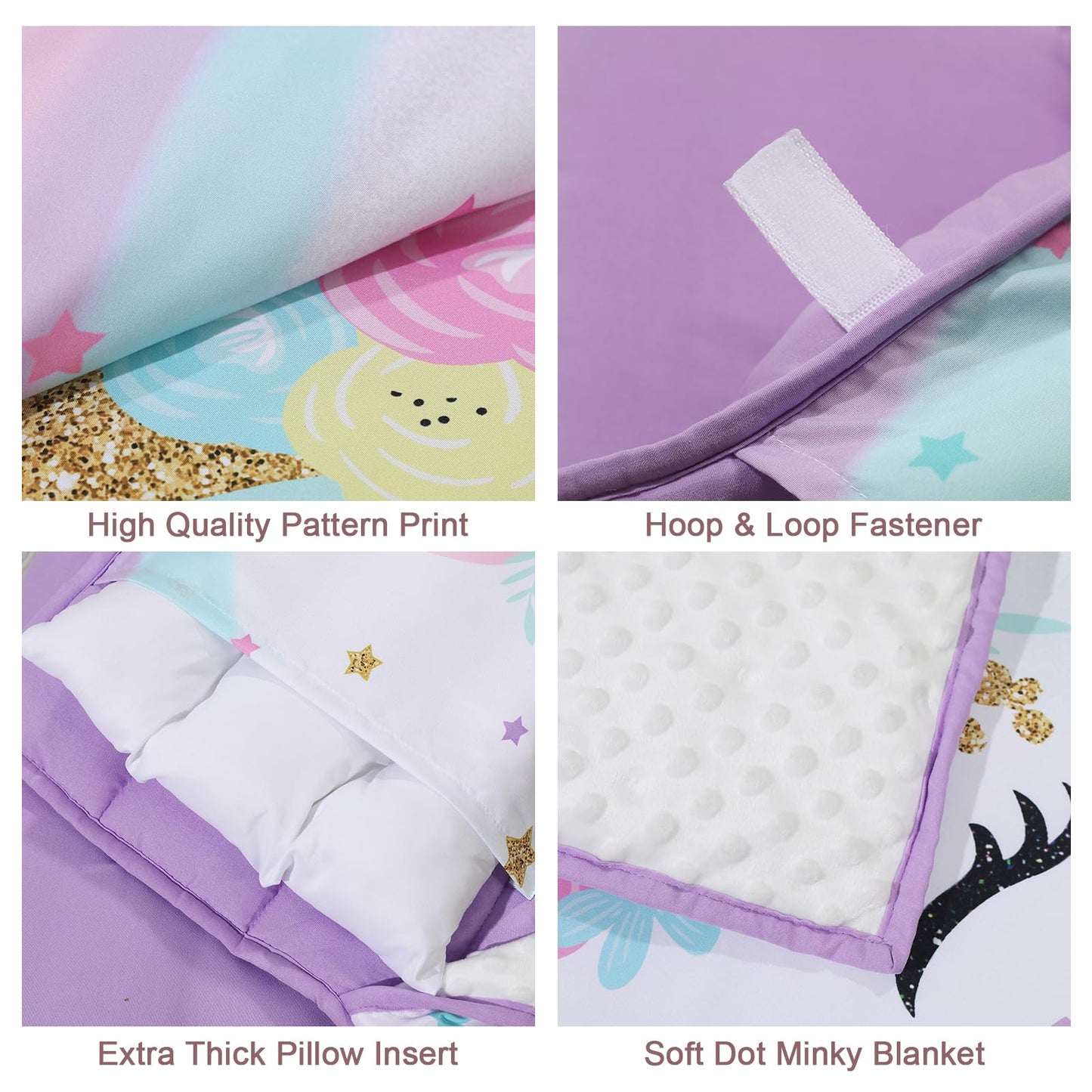 Cokouchyi Extra Large Unicorn Toddler Nap Mat – 53 x 21 in