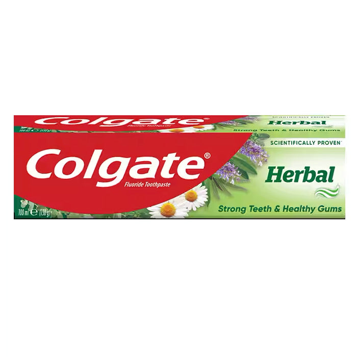 Colgate Herbal Toothpaste Natural Fresh Breath & Strong Teeth for Daily Oral Care 100ml/3.38 oz