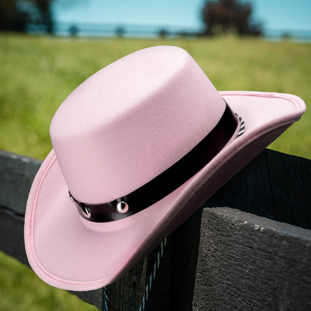COLLECT PRESENT Baby Pink Cowboy Hat – 20 inch Circumference, One Size Fits Most Infants
