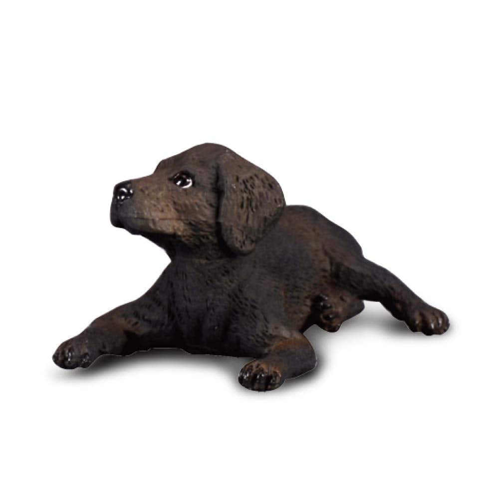 CollectA Labrador Retriever Puppy – Realistic Black Labrador Toy Figure