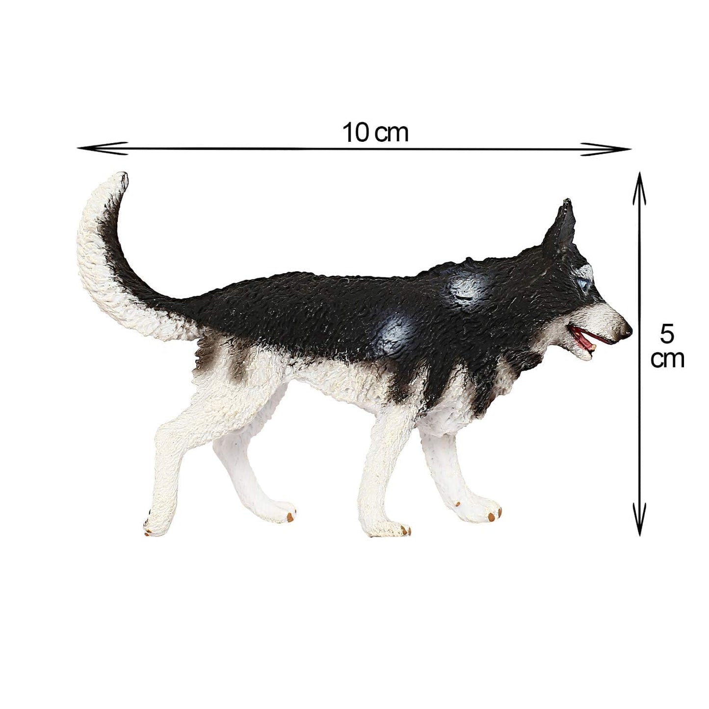 Collect A Siberian Husky Toy Figure by Collecta | Educational Animal Replica