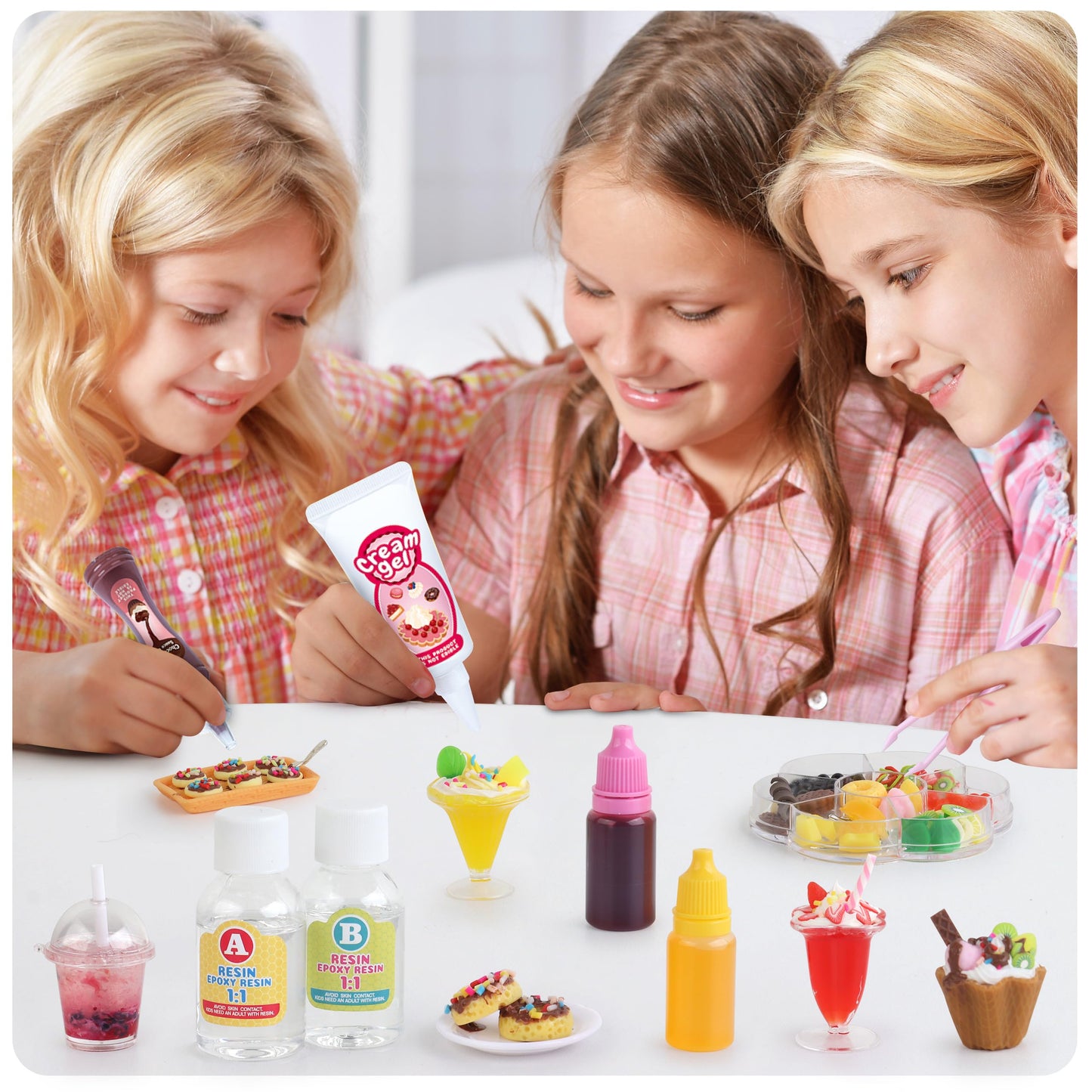 ColoPlay 12 Miniature Food Toys Set – DIY Resin Play for Kids 8-13
