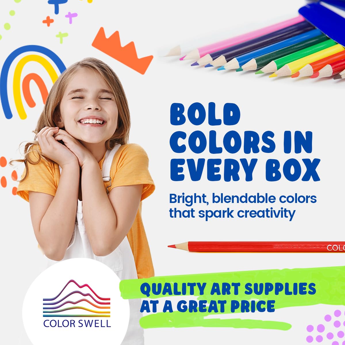 Color Swell Bulk Colored Pencils – 360 Pencils in 30 Sets | Classroom & Kids
