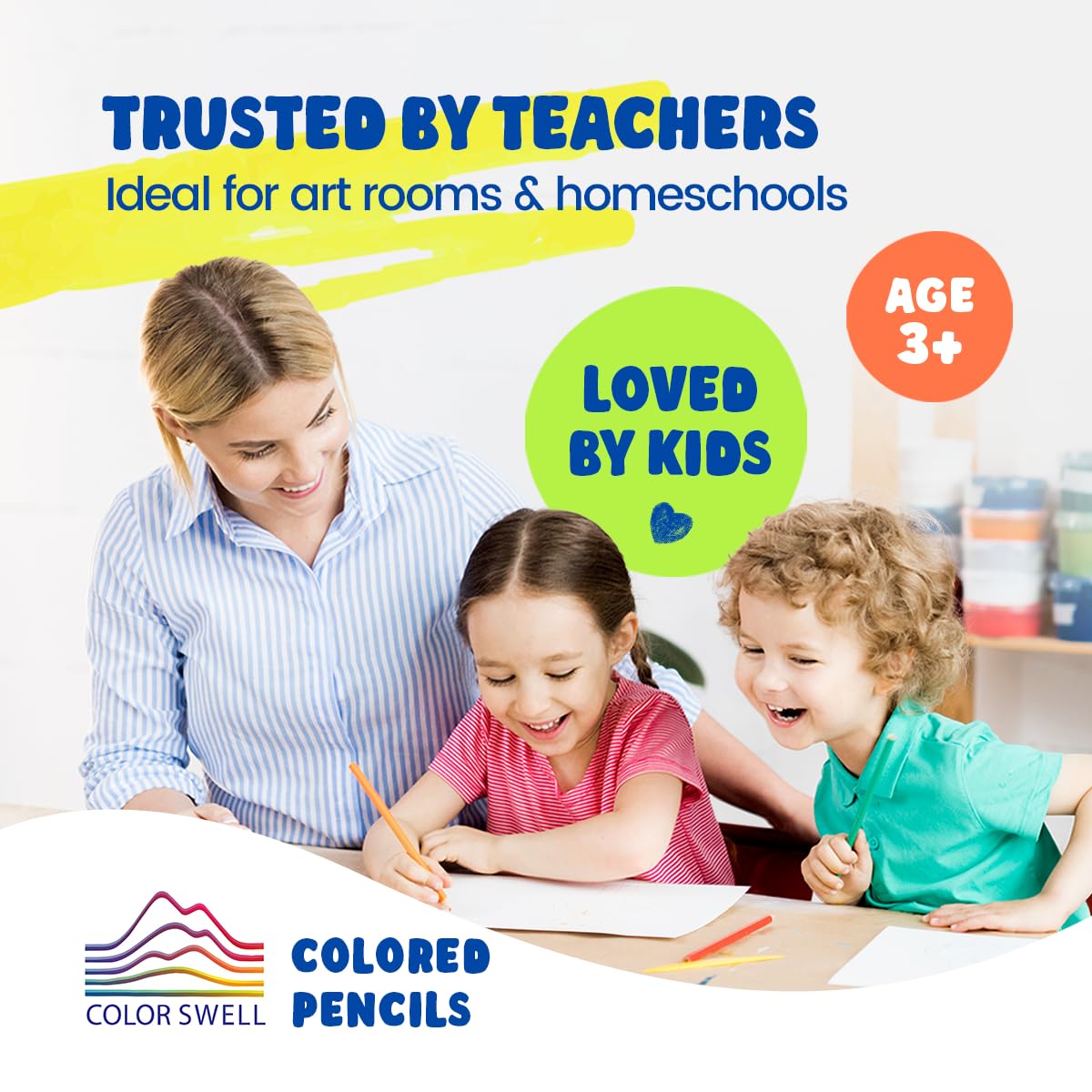 Color Swell Bulk Colored Pencils – 360 Pencils in 30 Sets | Classroom & Kids