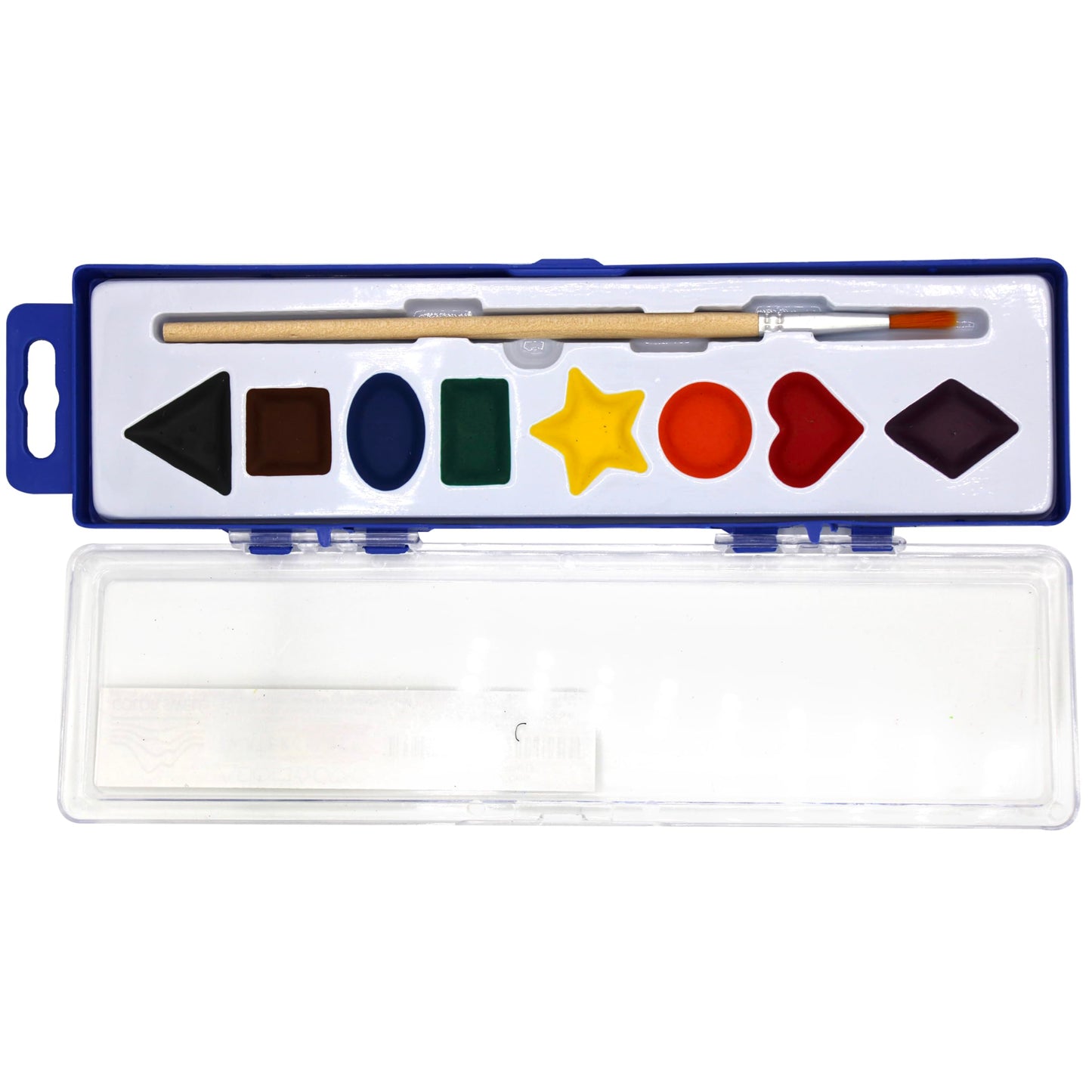 Color Swell 18-Pack Watercolor Paint Set with 8 Washable Colors & Wood Brushes for Kids