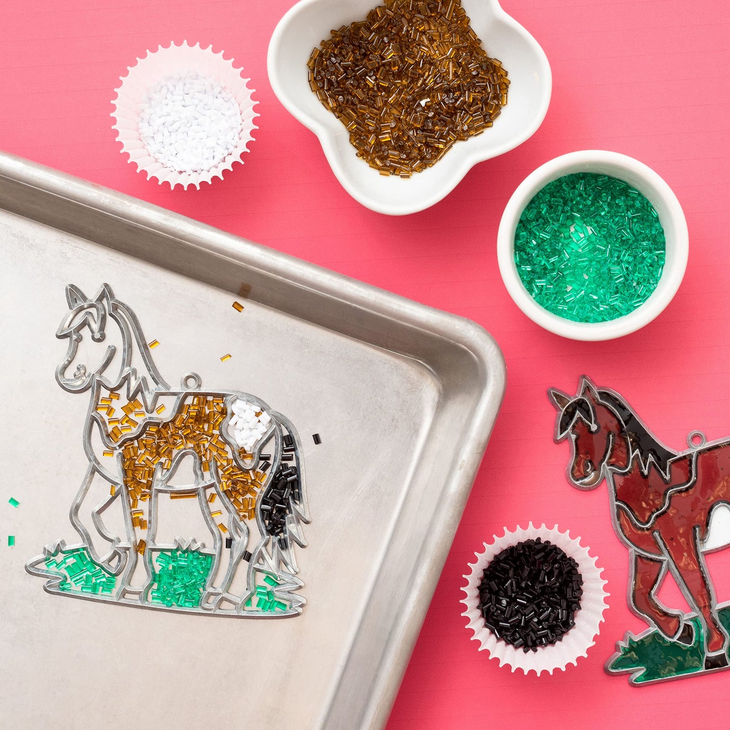 Colorbok Makit & Bakit Suncatcher Kit – Horse, Kids Craft