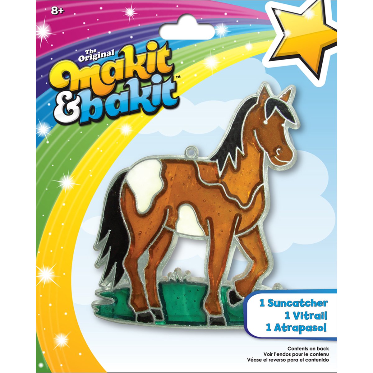 Colorbok Makit & Bakit Suncatcher Kit – Horse, Kids Craft