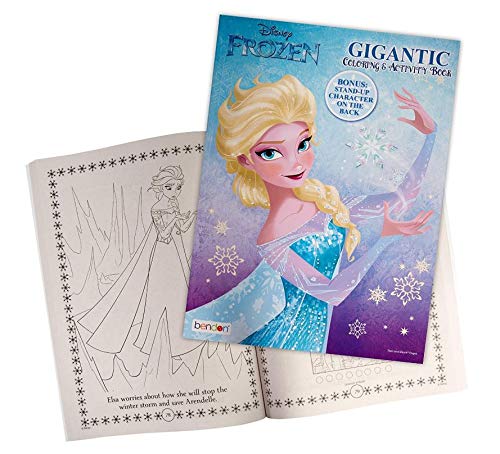Coloring Books Frozen 2 – Giant Elsa Coloring & Olaf Stand-Up Back Cover, 192 Pages