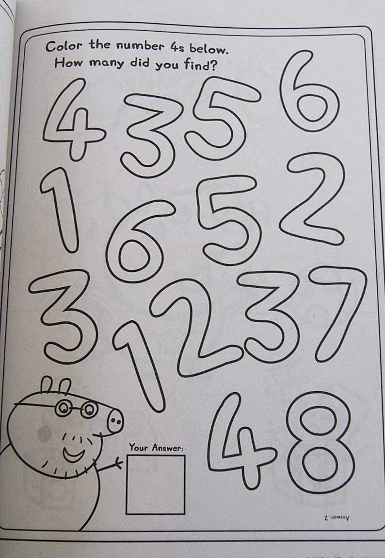 Coloring Books | Peppa Pig Pretty Little Peppa – 80 Pages Coloring & Activity Book