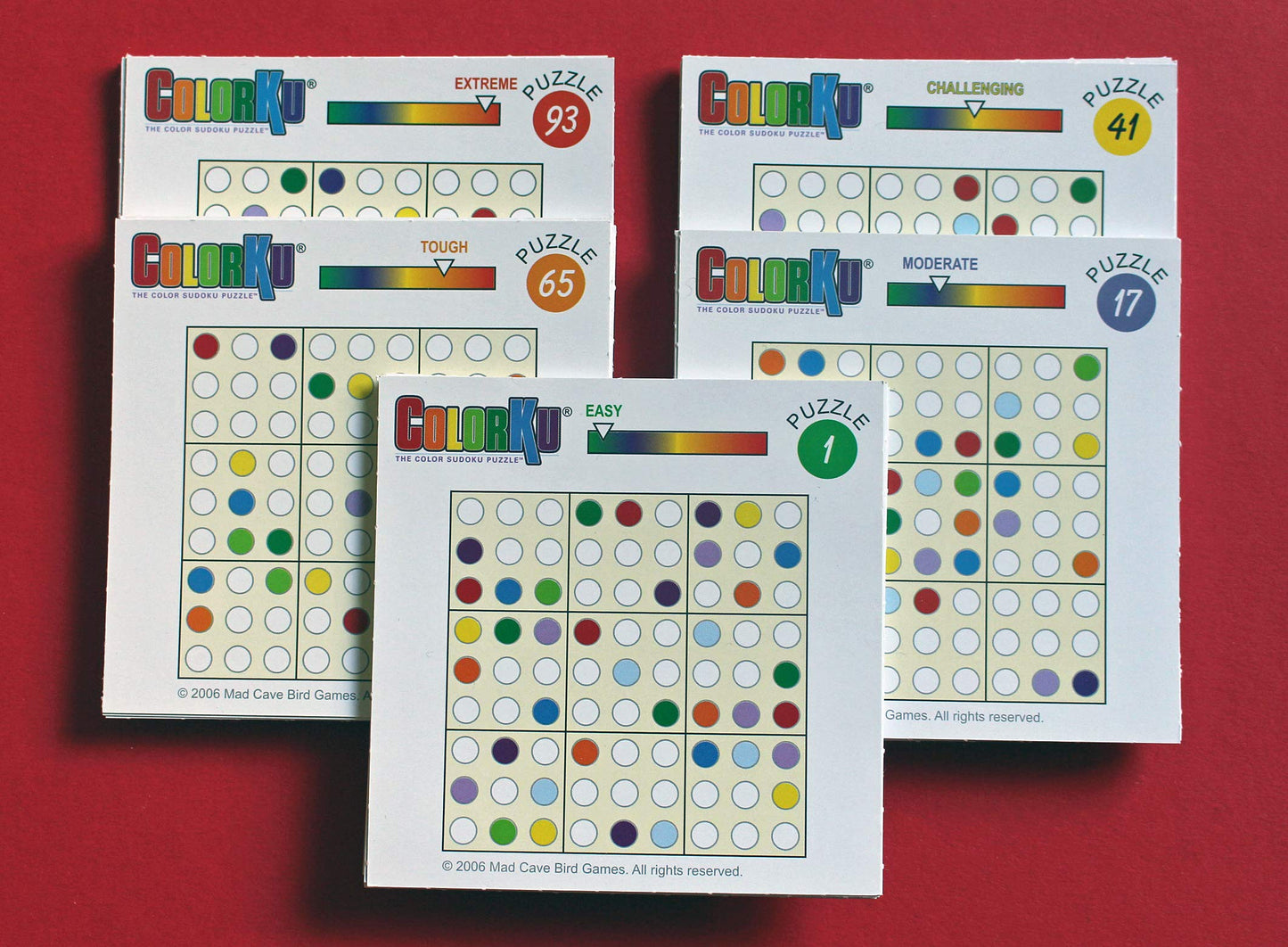 ColorKu by Mad Cave Bird Games – Color Sudoku Board Game