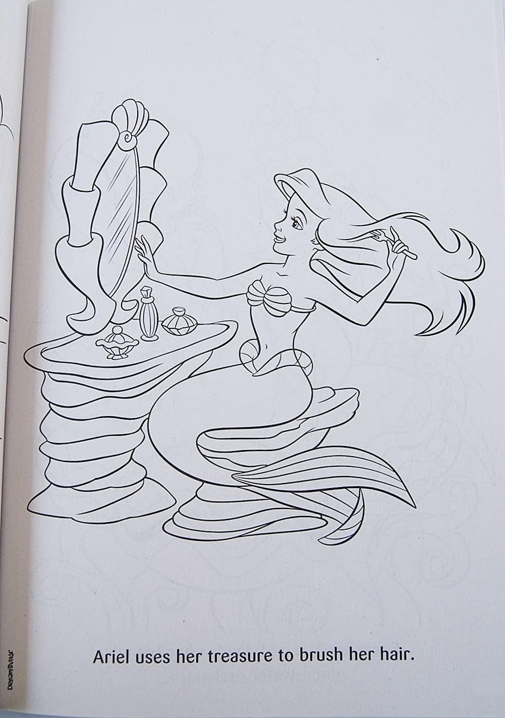 Colortivity Little Mermaid Ariel Coloring and Activity Book – 80 Pages with Bonus Door Hanger
