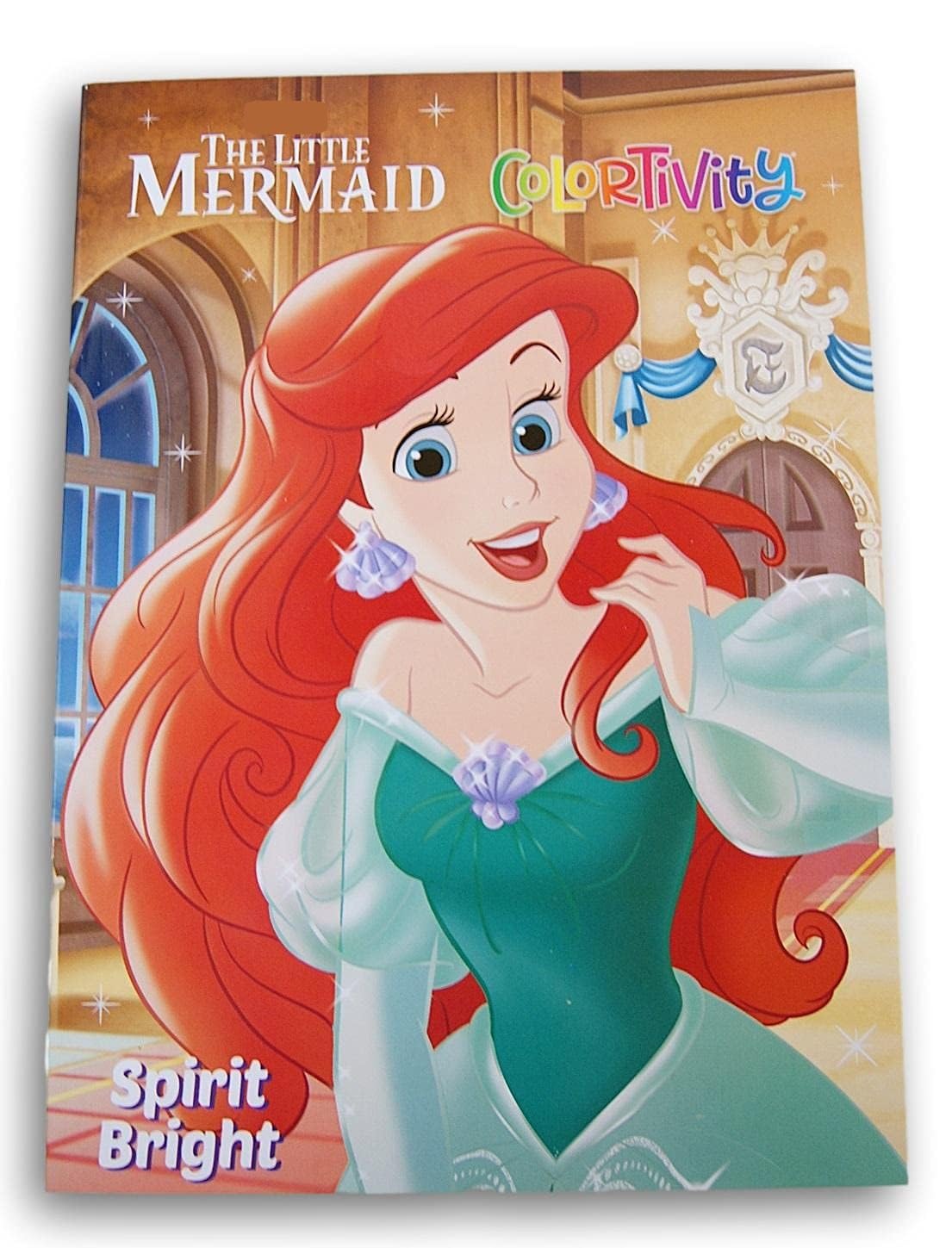 Colortivity Little Mermaid Ariel Coloring and Activity Book – 80 Pages with Bonus Door Hanger