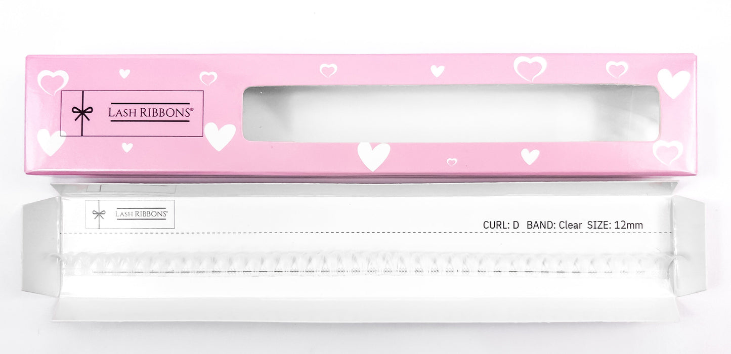 White 'D' Curl Lash Ribbons®