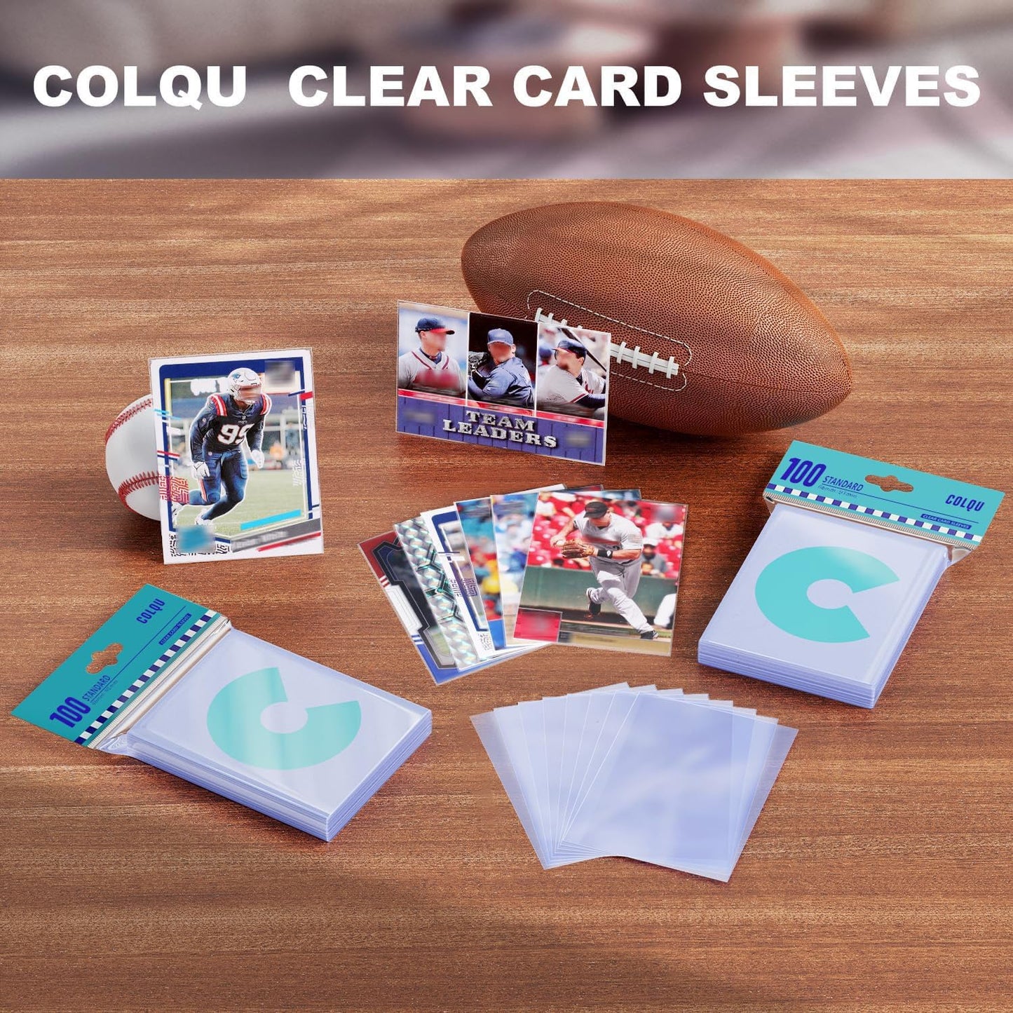 COLQU 10000ct Clear Card Sleeves – Standard 66x91mm, Soft Protectors for MTG & Sports Cards