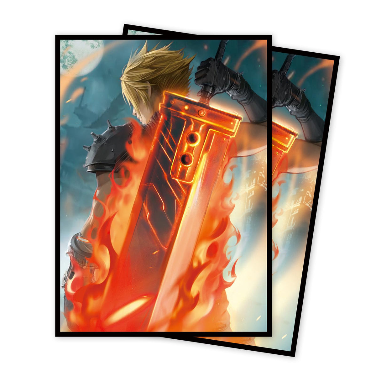 Comdek00 MTG Card Sleeves – Fantasy Art Deck Protector, Clear Front & Matte Back, Smooth Shuffle
