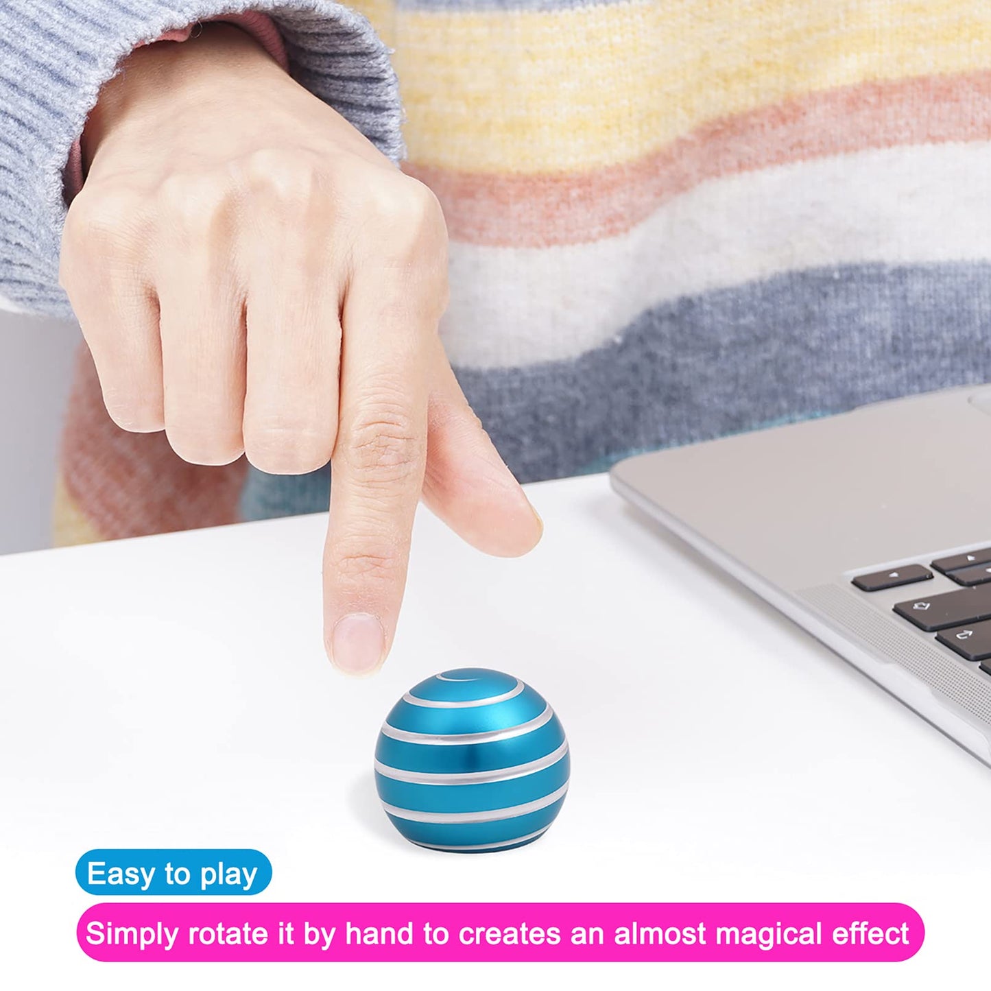Comerda Desk Fidget Toy – Kinetic Spin for Focus and Relaxation