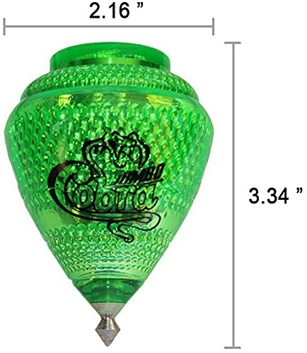 Cometa 3 Pack Jumbo Cobra Trompos – Durable Plastic Spin Tops with Metal Tip (Made in Mexico)