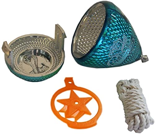 Cometa 3 Pack Jumbo Cobra Trompos – Durable Plastic Spin Tops with Metal Tip (Made in Mexico)