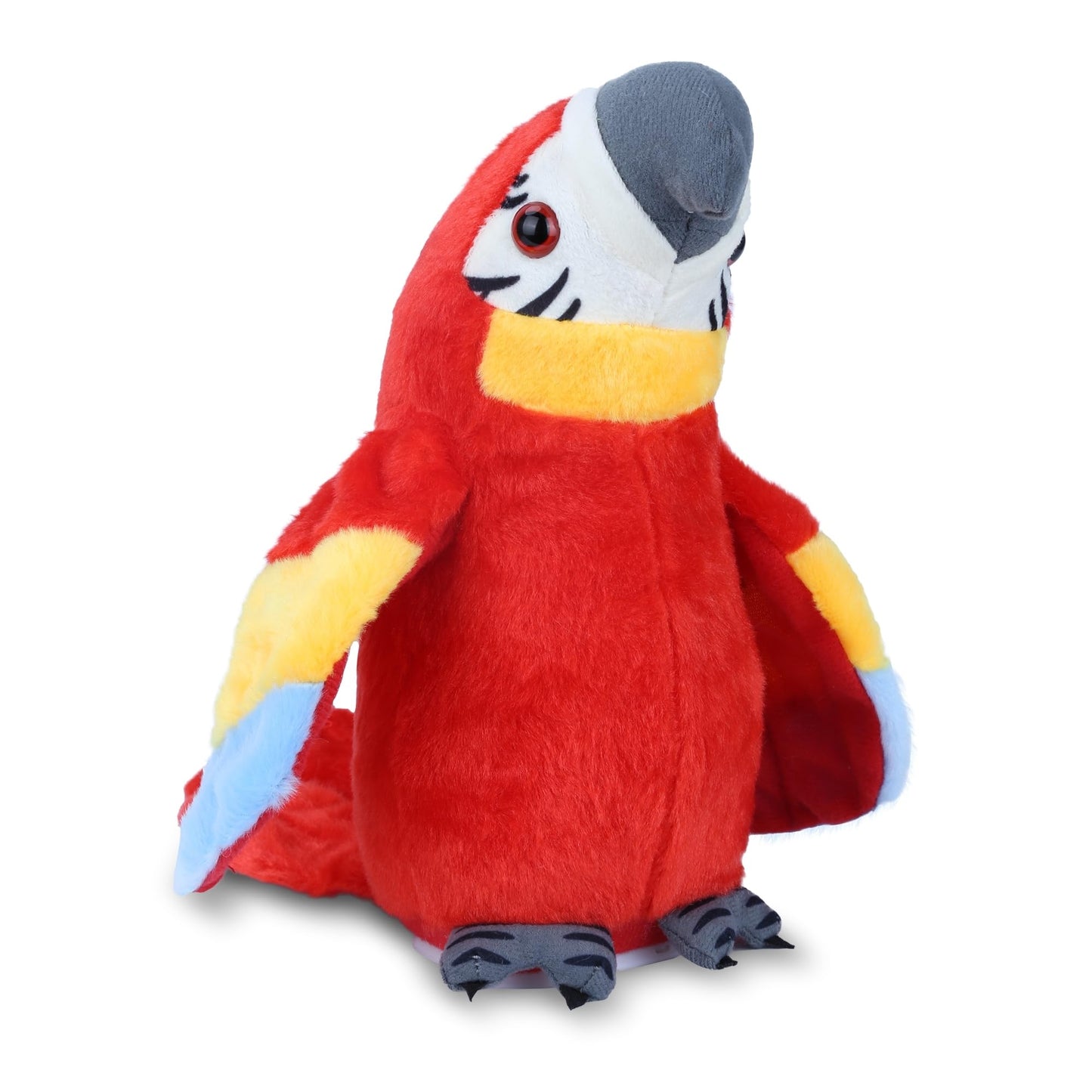 Comnonage Talking Parrot Toy – Repeats Your Words with Flapping Wings