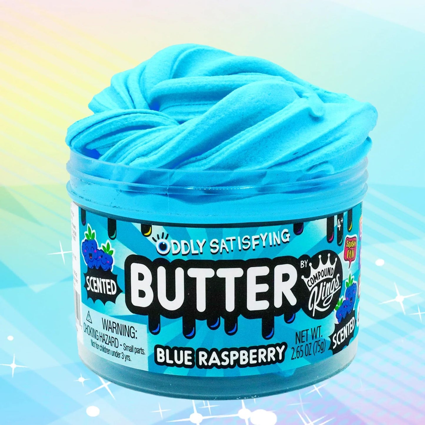 Compound Kings Butter Slime – Pink Bubble Gum Jar | Sensory Toy for Kids