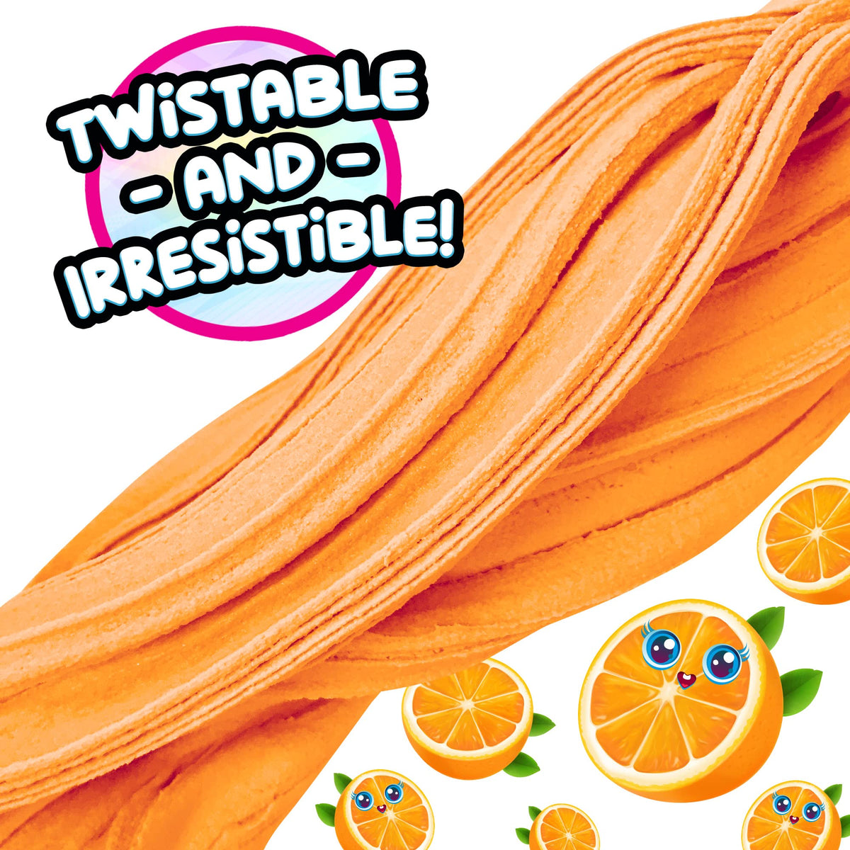 Compound Kings Fluffy Butter Cloudz Slime Bucket – Large Orange Crush Scented Sensory Toy