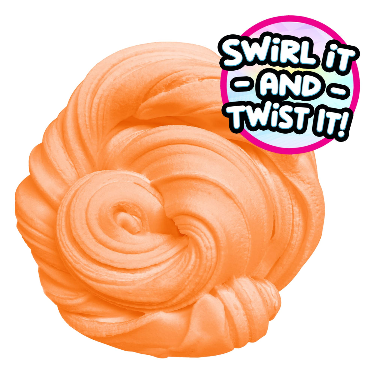 Compound Kings Fluffy Butter Cloudz Slime Bucket – Large Orange Crush Scented Sensory Toy