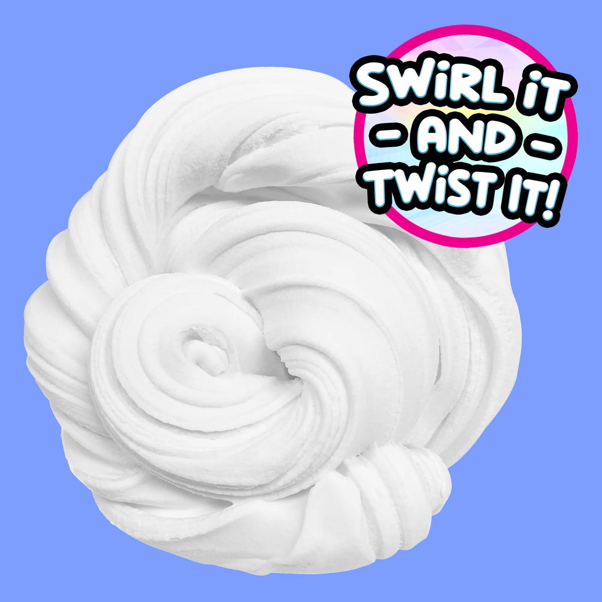 COMPOUND KINGS Fluffy Butter Cloudz Bucket – Non-Toxic Sensory Slime for Kids