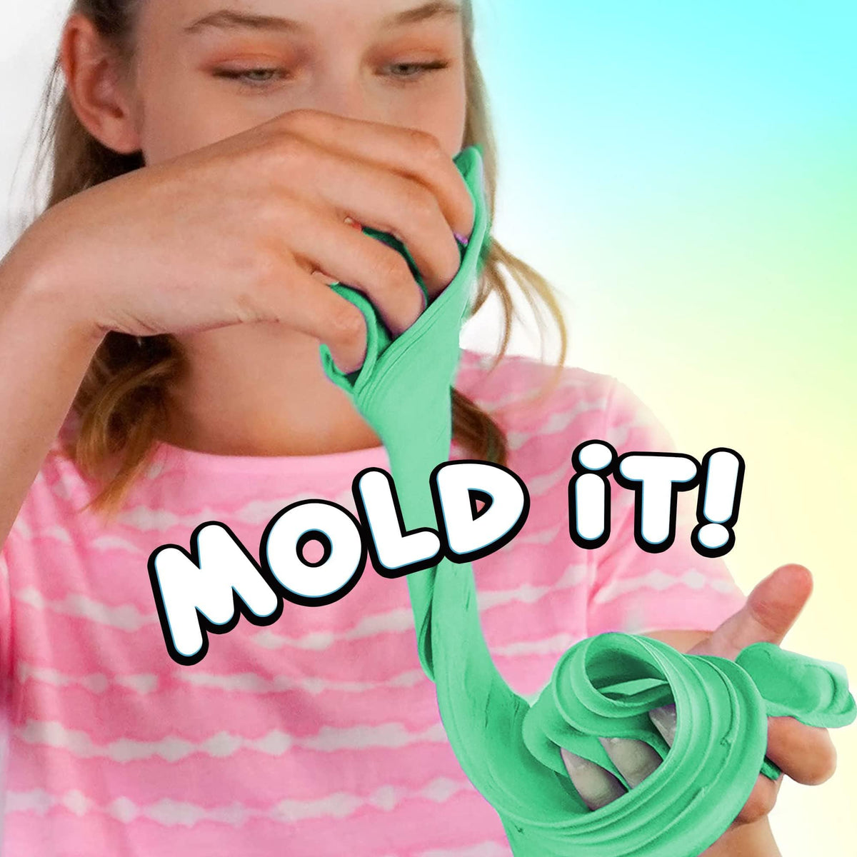 Compound Kings Ice Cream Butter Cloudz Slime Bucket – Mint Chip (Non-Toxic)