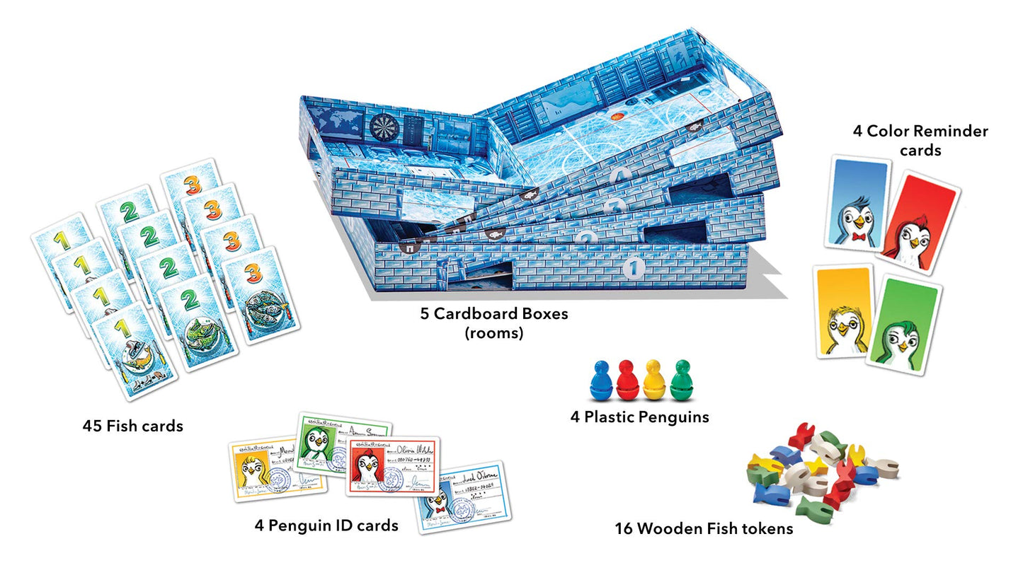 Conclave ICECOOL: Fast & Fun Penguin Flicking Board Game for 2-4 Players