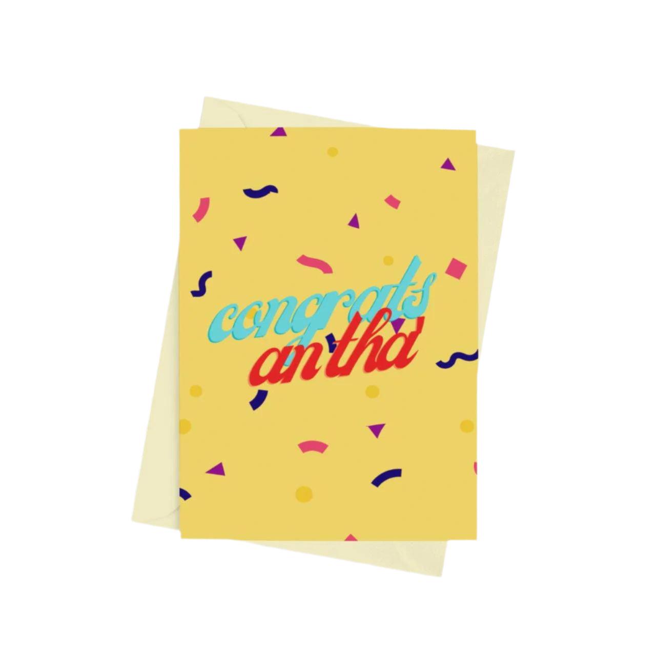Congrats An Tha' Card