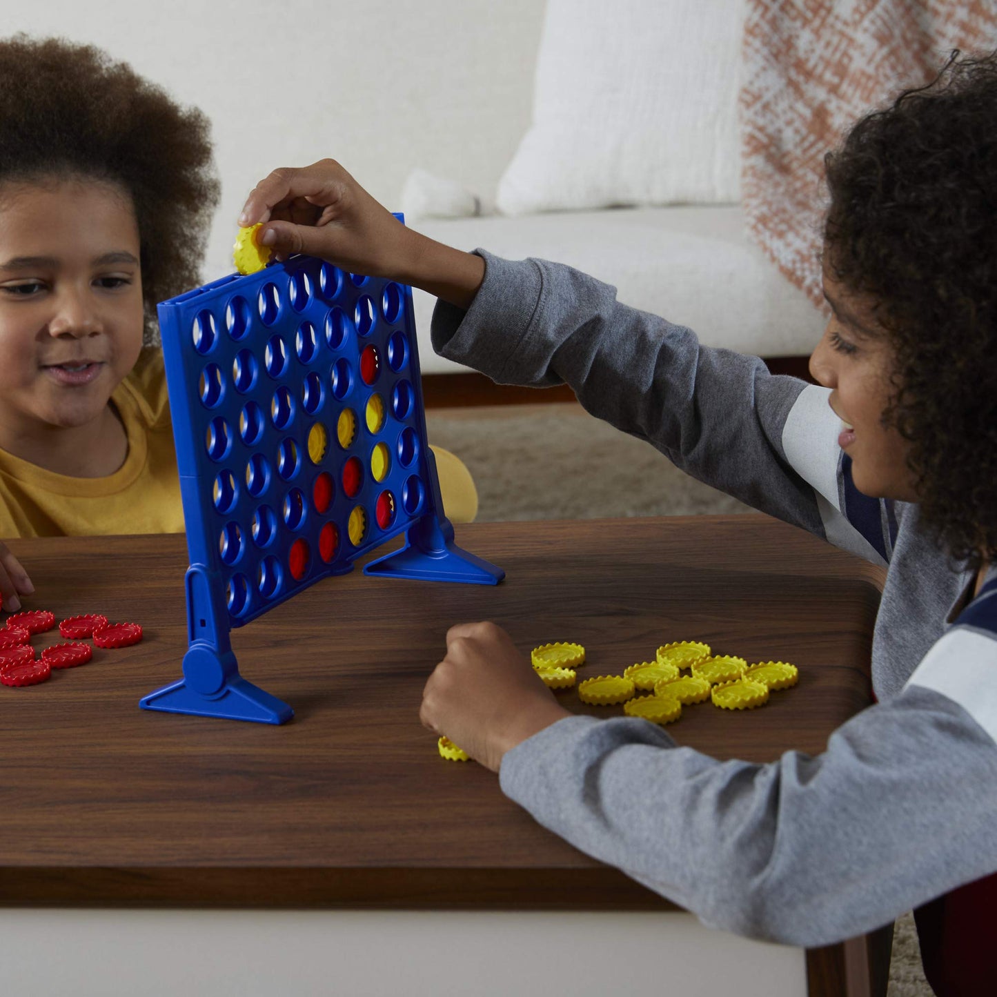 Hasbro Gaming Connect 4 Classic Grid - 2-Player Strategy Game for Family