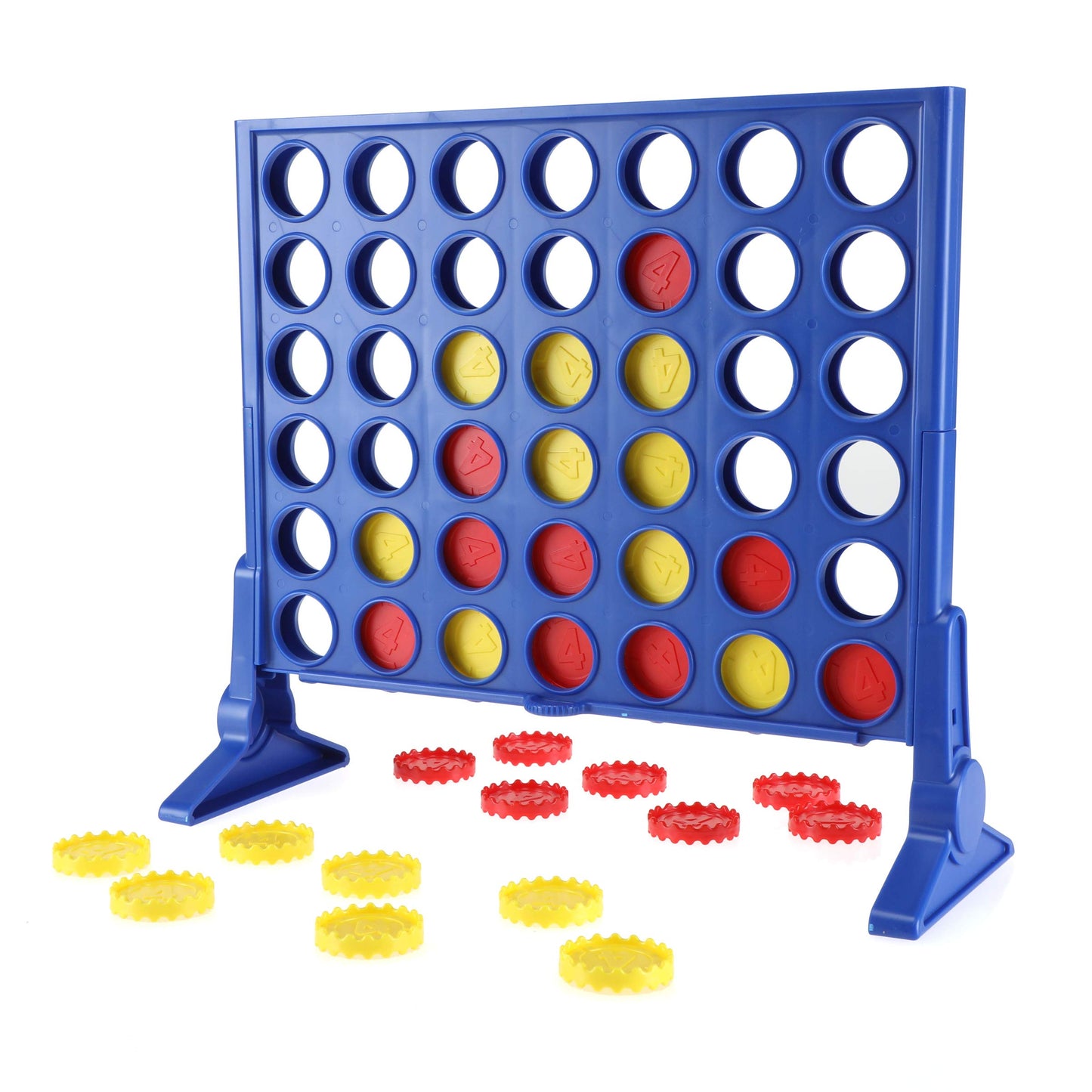 Hasbro Gaming Connect 4 Classic Grid - 2-Player Strategy Game for Family