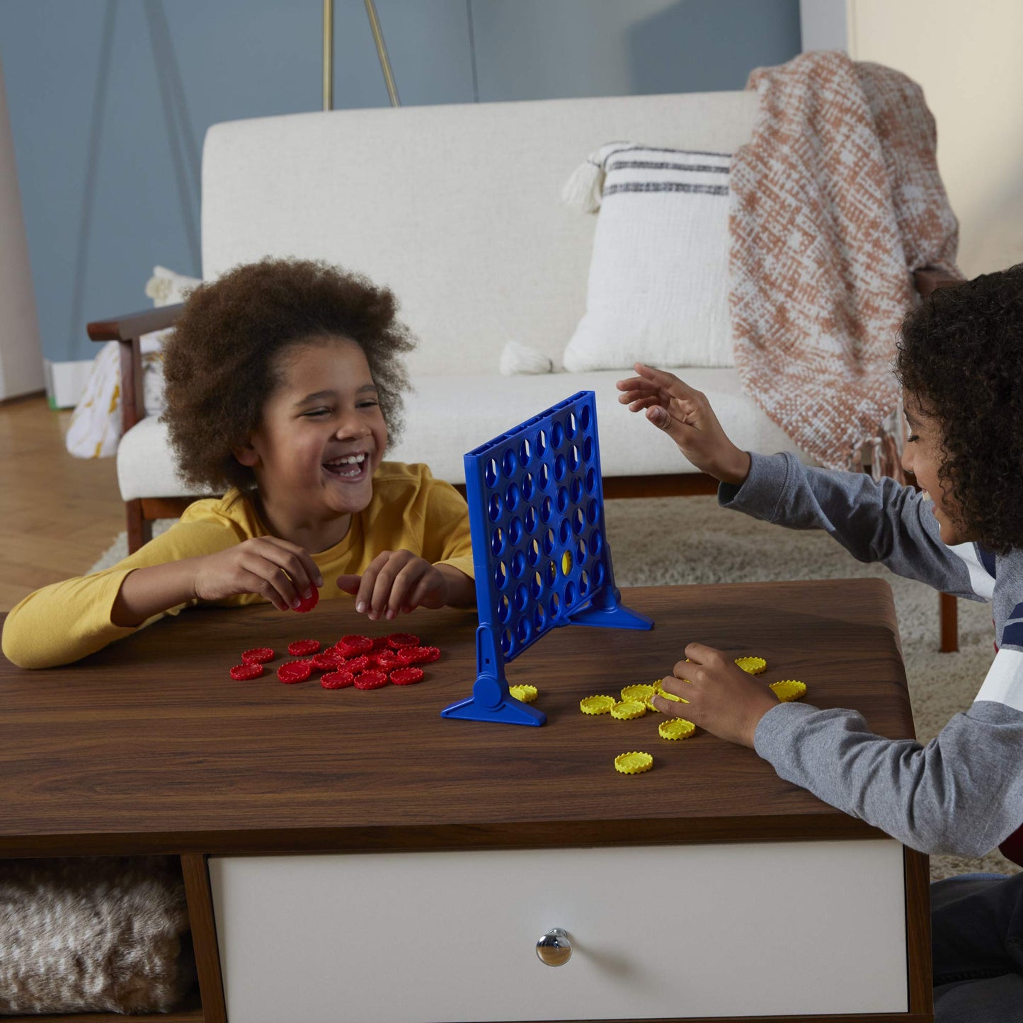 Hasbro Gaming Connect 4 Classic Grid - 2-Player Strategy Game for Family