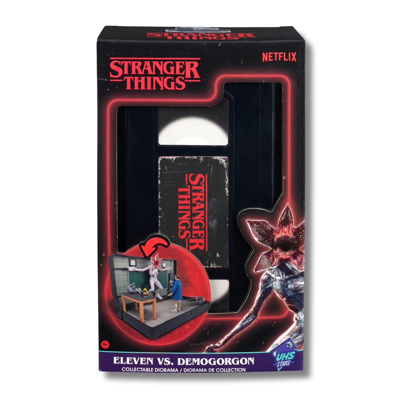 Console Heroes Stranger Things VHS Diorama: Eleven vs. Demogorgon | Collectible Display