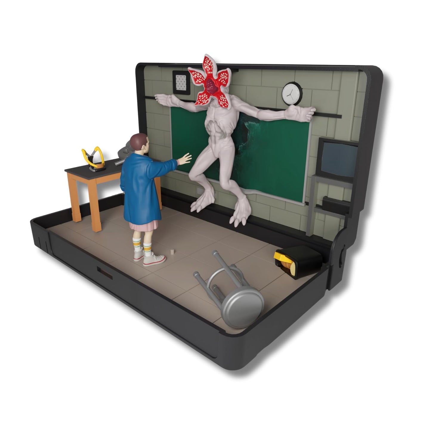 Console Heroes Stranger Things VHS Diorama: Eleven vs. Demogorgon | Collectible Display