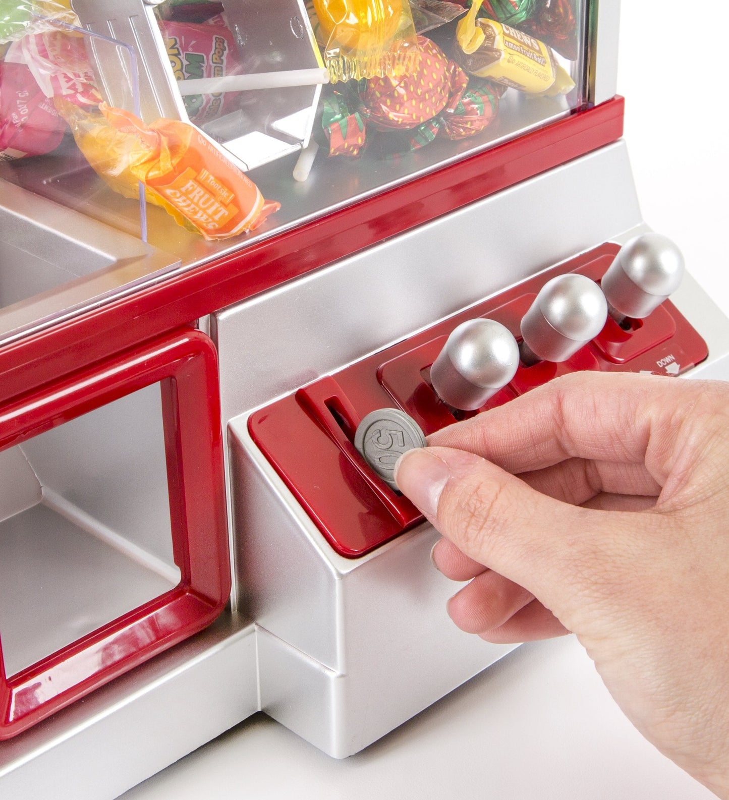 Constructive Playthings Carnival Crane Claw Game – Arcade Fun for Ages 8+