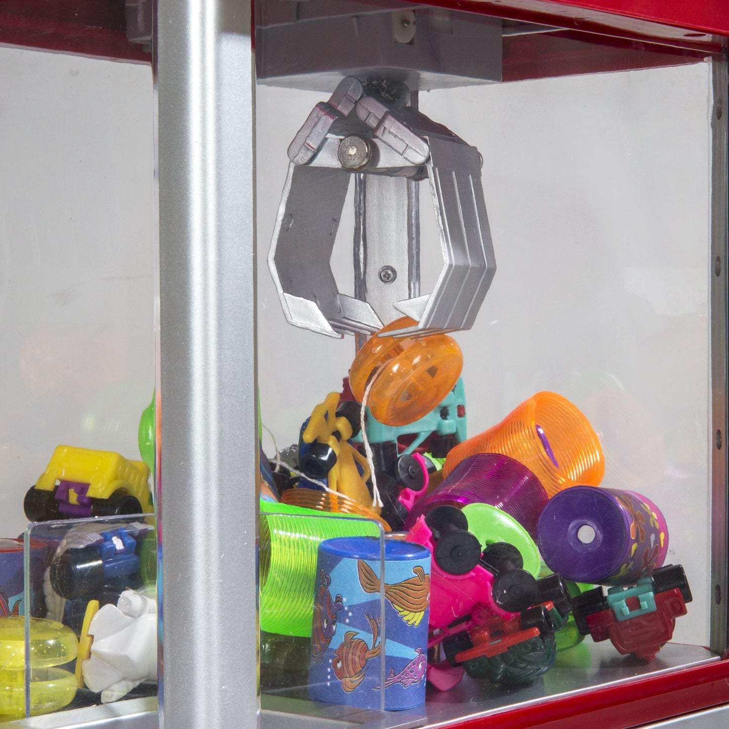 Constructive Playthings Carnival Crane Claw Game – Arcade Fun for Ages 8+