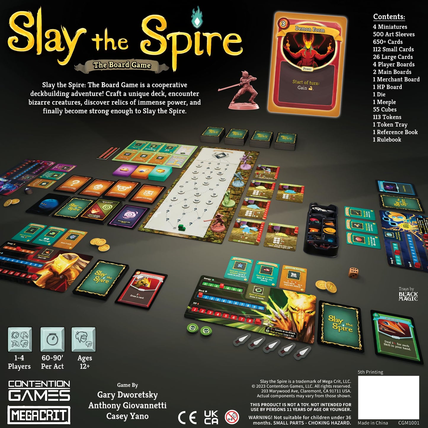 Slay The Spire: The Board Game – Cooperative Fantasy Deck-Building Adventure by Contention Games