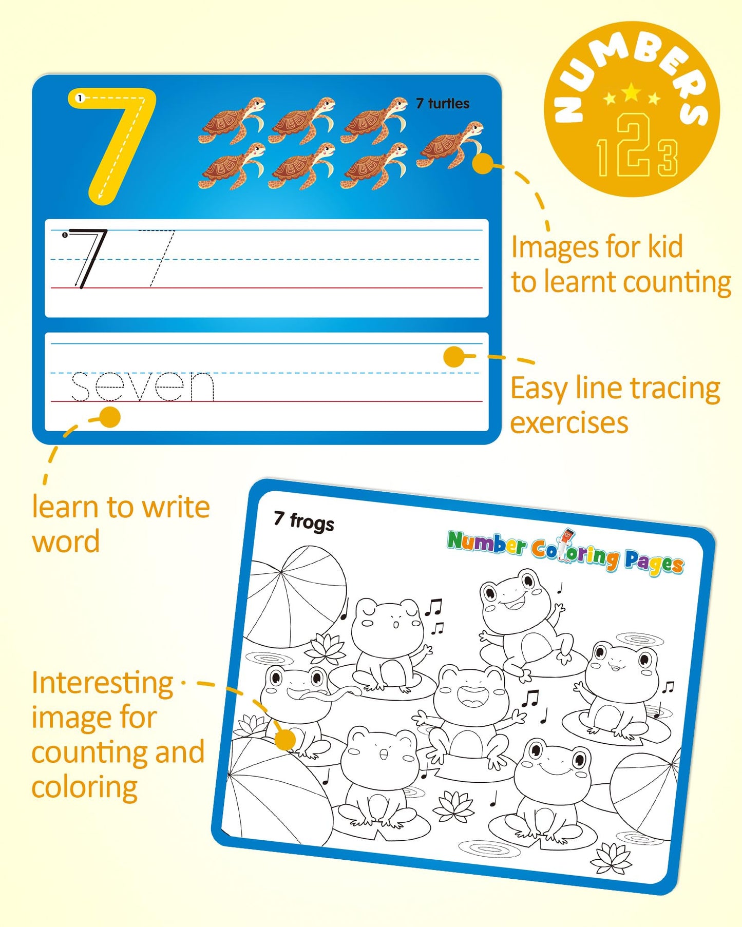 Coogam Handwriting & Drawing Practice Cards – 36pc Alphabet & Numbers, Double-Sided Write & Wipe Flashcards