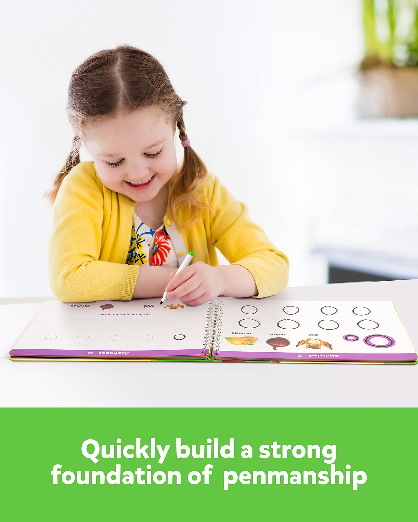 Coogam Learn to Write Workbook – Numbers & Letters Practice for Preschool & Kindergarten
