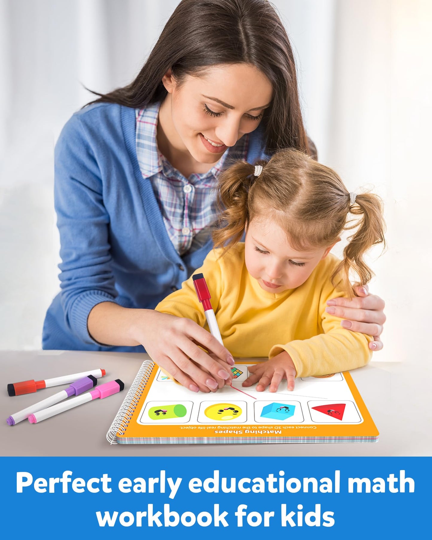 Coogam Math Learning Game for Kids 3-8 | Tracing & Addition Subtraction Workbook