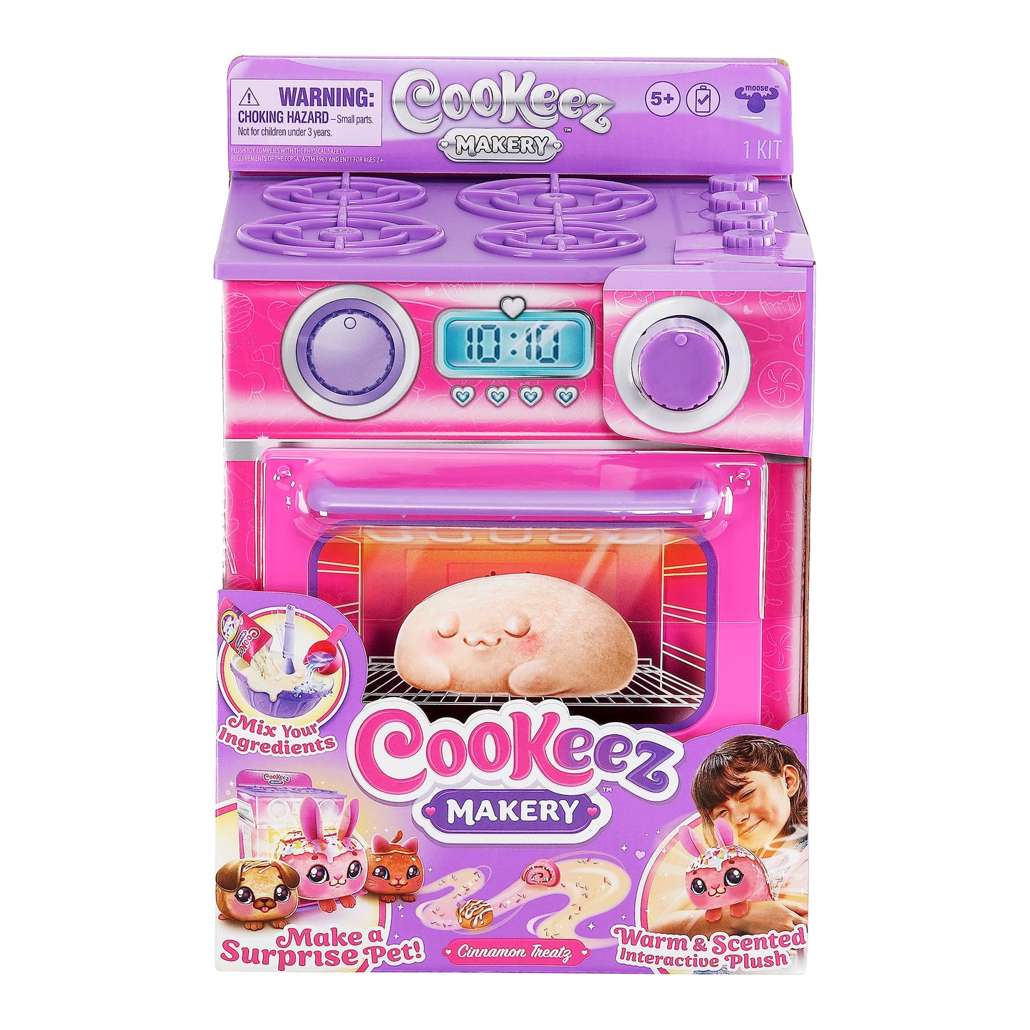 Cookeez Makery Cinnamon Treatz Oven – Interactive Bake & Reveal Plush