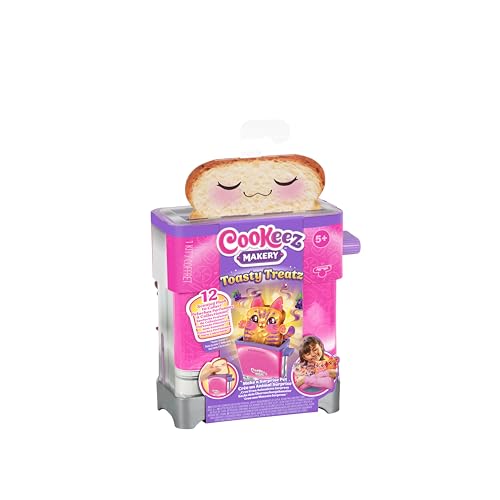 Cookeez Makery Toasty Treatz Toaster with Scented Plush – Surprise Pop-Up Plush Friend