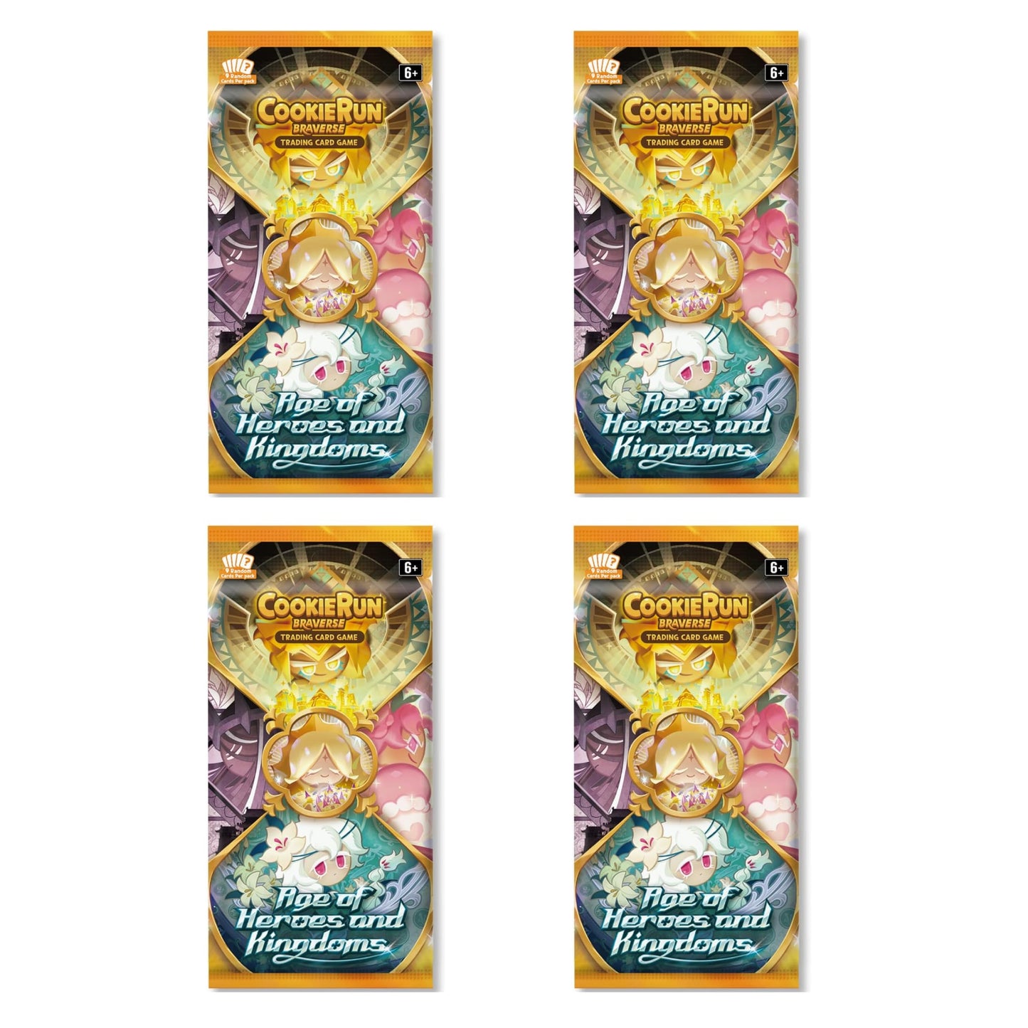 CookieRun TCG: Age of Heroes and Kingdoms Booster Set 2-4 – 2 Players | Ages 6+