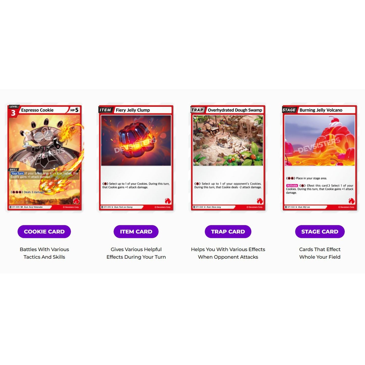 CookieRun Braverse TCG: Brave Beginning Booster Display – 28 Packs, 9 Cards Each (2-Player)