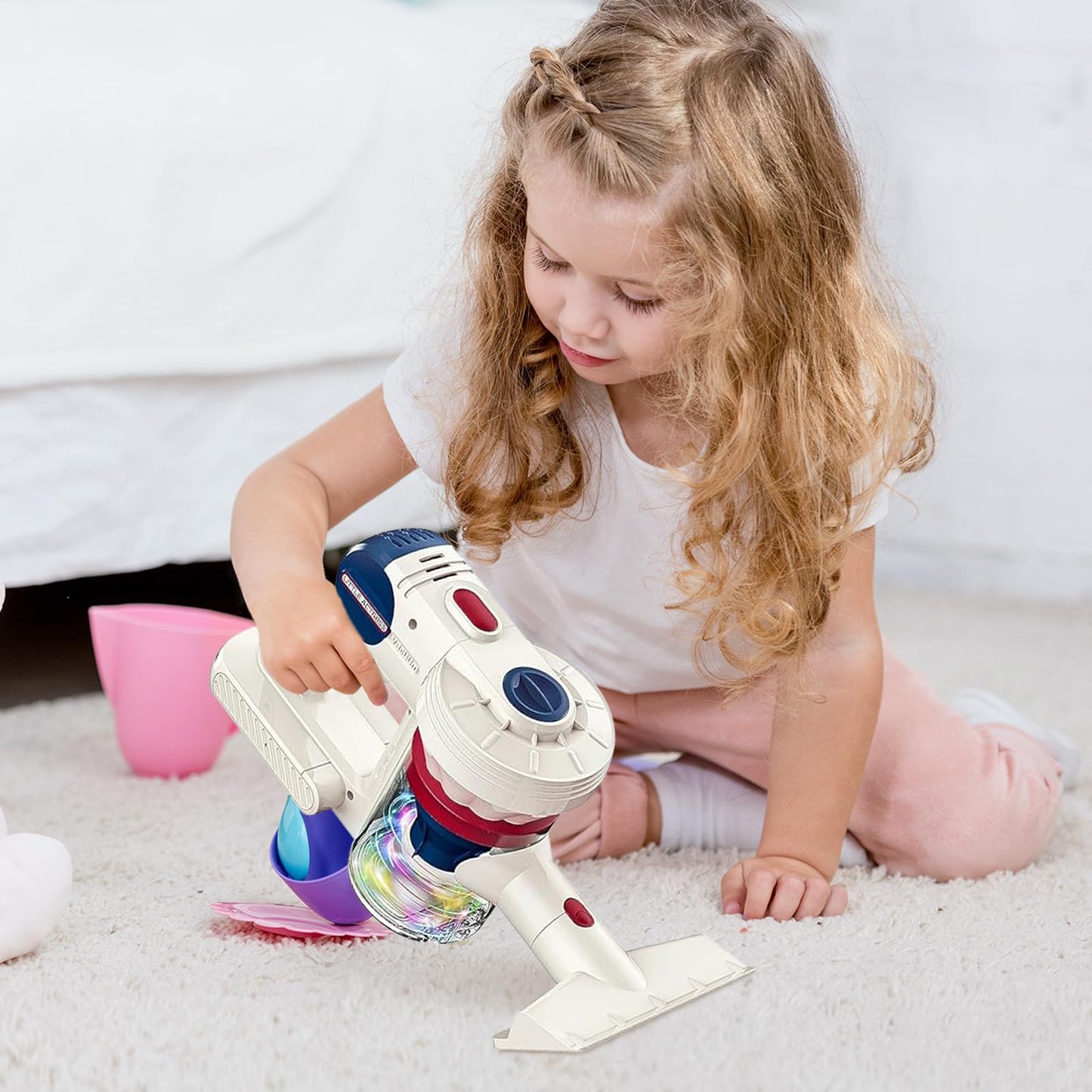 COOLFOX Kids Vacuum That Really Works – 3-in-1 Cordless Toy Vacuum