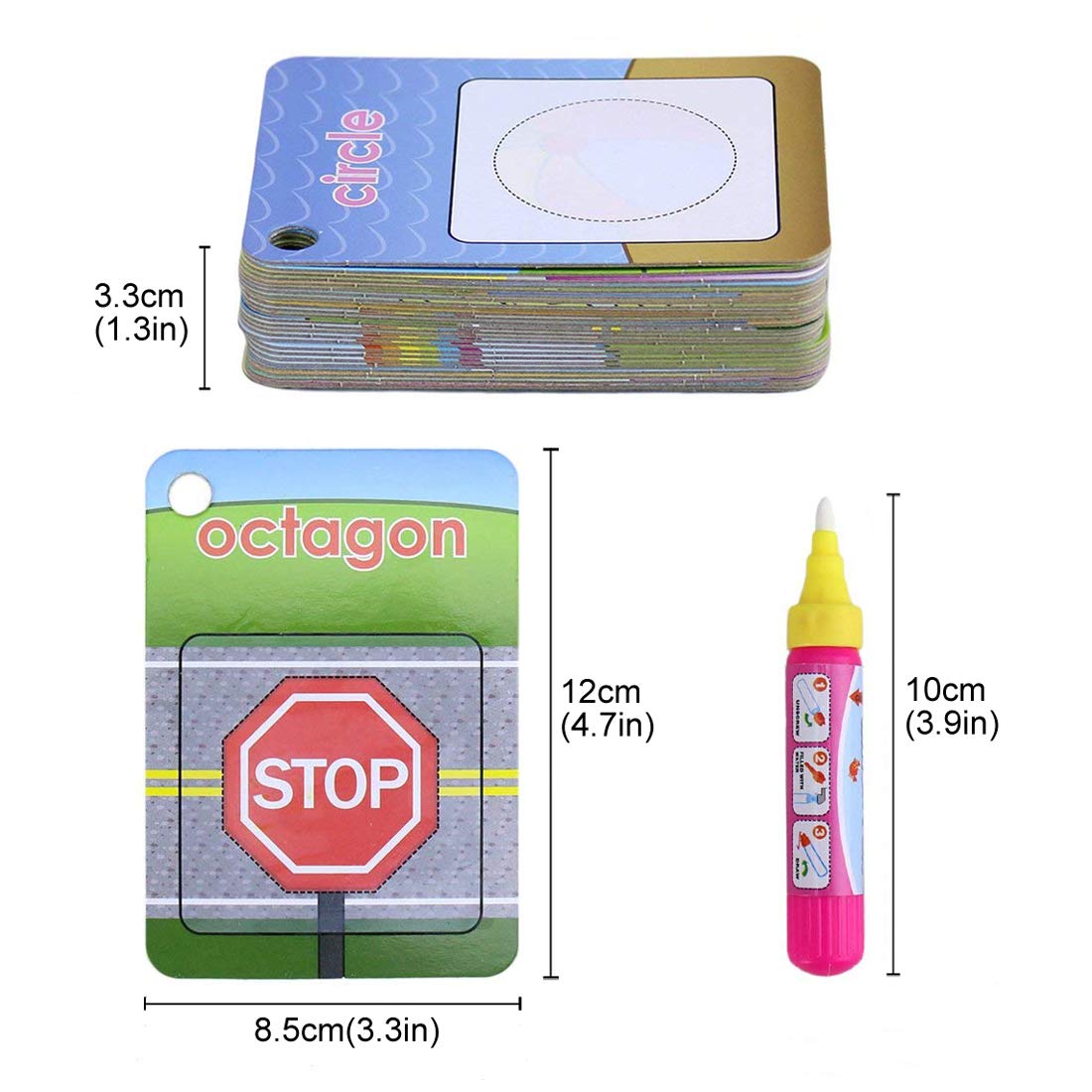 Coolplay Water Coloring Cards – Learn Shapes, Numbers & Colors